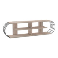 Fernsehtisch Robertsfors 160x31x42cm Eicheoptik Schwarz