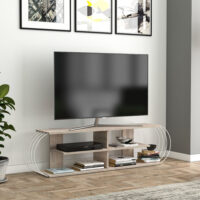 Fernsehtisch Robertsfors 160x31x42cm Eicheoptik Weiss