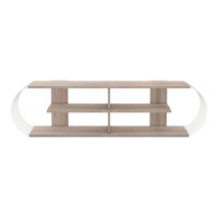 Fernsehtisch Robertsfors 160x31x42cm Eicheoptik Weiss