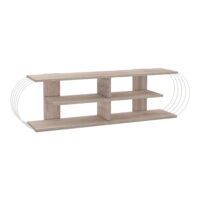 Fernsehtisch Robertsfors 160x31x42cm Eicheoptik Weiss