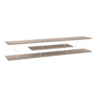 Fernsehtisch Säffle 180x33x30cm Eicheoptik Weiss