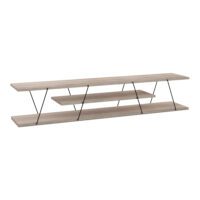 Fernsehtisch Säffle 160x33x30cm Eicheoptik Schwarz