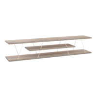 Fernsehtisch Säffle 160x33x30cm Eicheoptik Weiss