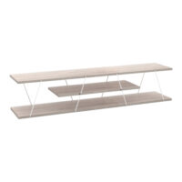 Fernsehtisch Säffle 143x33x30cm Eicheoptik Weiss
