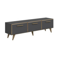 Fernsehtisch Brønderslev 45x160x37cm Anthrazit