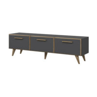 Fernsehtisch Brønderslev 45x160x37cm Anthrazit