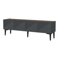 Fernsehtisch Oppdal 45x154x37cm Anthrazit/Walnuss