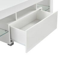 LED Fernsehtisch Grimsey 130x40x38 cm mit Schublade