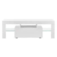 LED Fernsehtisch Grimsey 130x40x38 cm mit Schublade