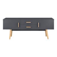 Fernsehtisch Alavus 140x40x56 cm mit 2 Schranktüren