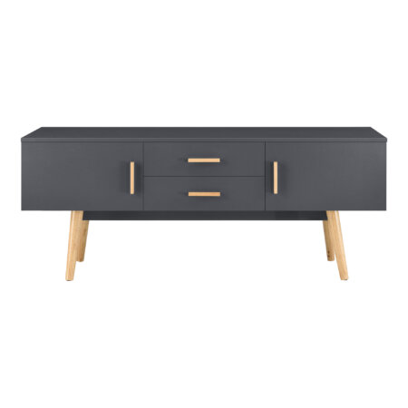 Fernsehtisch Alavus 140x40x56 cm mit 2 Schranktüren