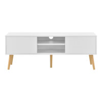 Fernsehtisch Eskilstuna 120 x 29.5 x 46.5 cm mit 2 Schranktüren