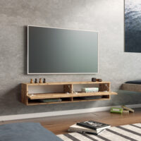 Fernsehtisch Laitila 140x31.5x29.5cm Eiche rustikal