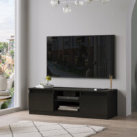 Fernsehtisch Loviisa mit 2 Ablagefächern 120x40x37cm