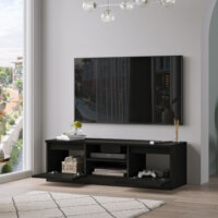 Fernsehtisch Loviisa mit 2 Ablagefächern 120x40x37cm