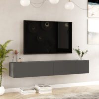 Fernsehtisch Lapinlahti 180x31.5x29.5cm Betonoptik Anthrazit