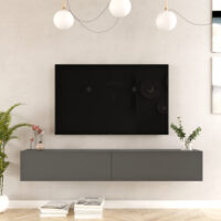 Fernsehtisch Lapinlahti 180x31.5x29.5cm Betonoptik Anthrazit
