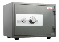 Feuerfester (60min) Tresor 44kg Metall 38x50x44cm 19L grau