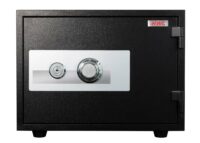 Feuerfester (60min) Tresor 44kg Metall 38x50x44cm 19L schwarz