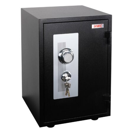 Feuerfester (60min) Tresor 44kg Metall 52x36x39cm 20L schwarz