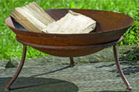 Feuerschale Feuerkorb Eisen Rost 47cm