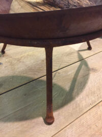 Feuerschale Feuerkorb Eisen Rost 47cm