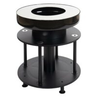 Feuerschale mit Grill JAM-K95 Feuerstelle Edelstahl Emaille Ø56cm