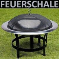 Feuerstelle aus Edelstahl Ø 75cm