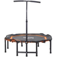 Fitness-Trampolin Jump 100kg Ø 122cm orange-schwarz