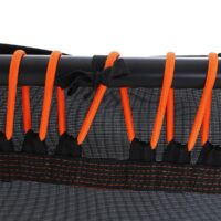 Fitness-Trampolin Jump 100kg Ø 122cm orange-schwarz