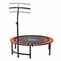Fitness-Trampolin mit Haltegriff 114.3x114.3x138cm