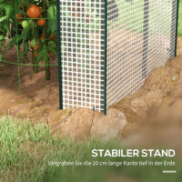 Foliengewächshaus 100x80x150cm Gewächshaus Treibhaus