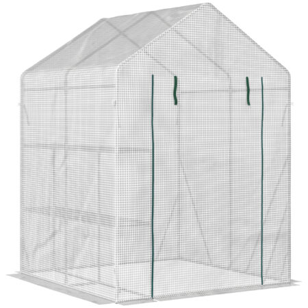 Foliengewächshaus 143x143x195cm Treibhaus
