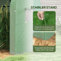 Foliengewächshaus 185x94x150cm Gewächshaus Treibhaus