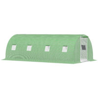 Foliengewächshaus 6x3x2m Folientunnel Treibhaus