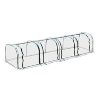 Foliengewächshaus Folientunnel Frühbeet 400 x 100 x 80 cm