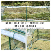 Foliengewächshaus Frühbeet 250x100x80cm Pflanzenhaus