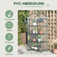 Foliengewächshaus Frühbeet 70x50x160cm Pflanzenhaus