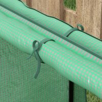 Foliengewächshaus Frühbeet 70x70x90cm mit Hochbeet