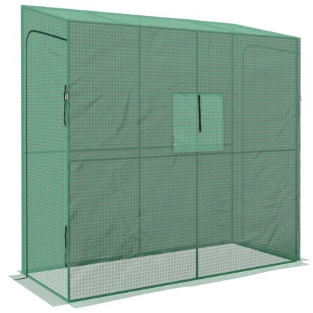 Foliengewächshaus Gewächshaus 200x80x200cm Treibhaus