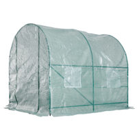 Foliengewächshaus Gewächshaus Folientunnel 250x200x200cm