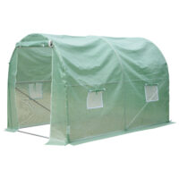 Foliengewächshaus Gewächshaus Folientunnel 300x200x190cm