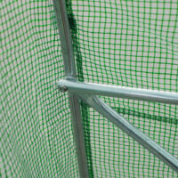 Foliengewächshaus Gewächshaus Folientunnel 350x200x200cm