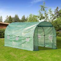 Foliengewächshaus Gewächshaus Folientunnel 400x200x190cm