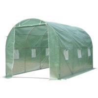Foliengewächshaus Gewächshaus Folientunnel 400x200x190cm