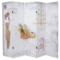 Foto-Paravent Vintage ~ 180x200cm Glitzer