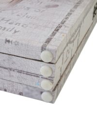 Foto-Paravent Vintage Raumteiler Glitzer Retro ~ 180x160cm