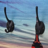 Foto-Wandgarderobe 6 Haken 40x80cm New York