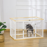Freigehege Hundelaufstall Freilaufgehege 93x61x59cm