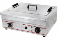 Fritteuse Fettbackgerät Profi ~ 18 Liter mit Ablaufhahn